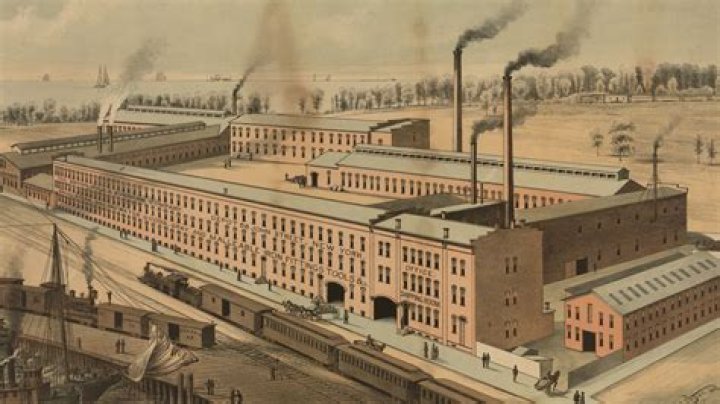 Where did early factories have to be located?