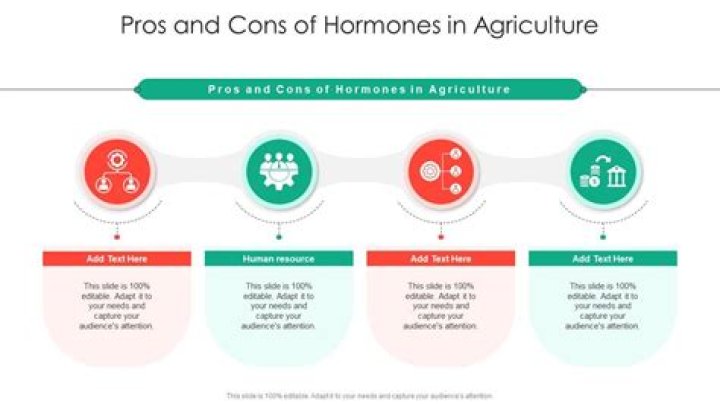Why are hormones used in agriculture?